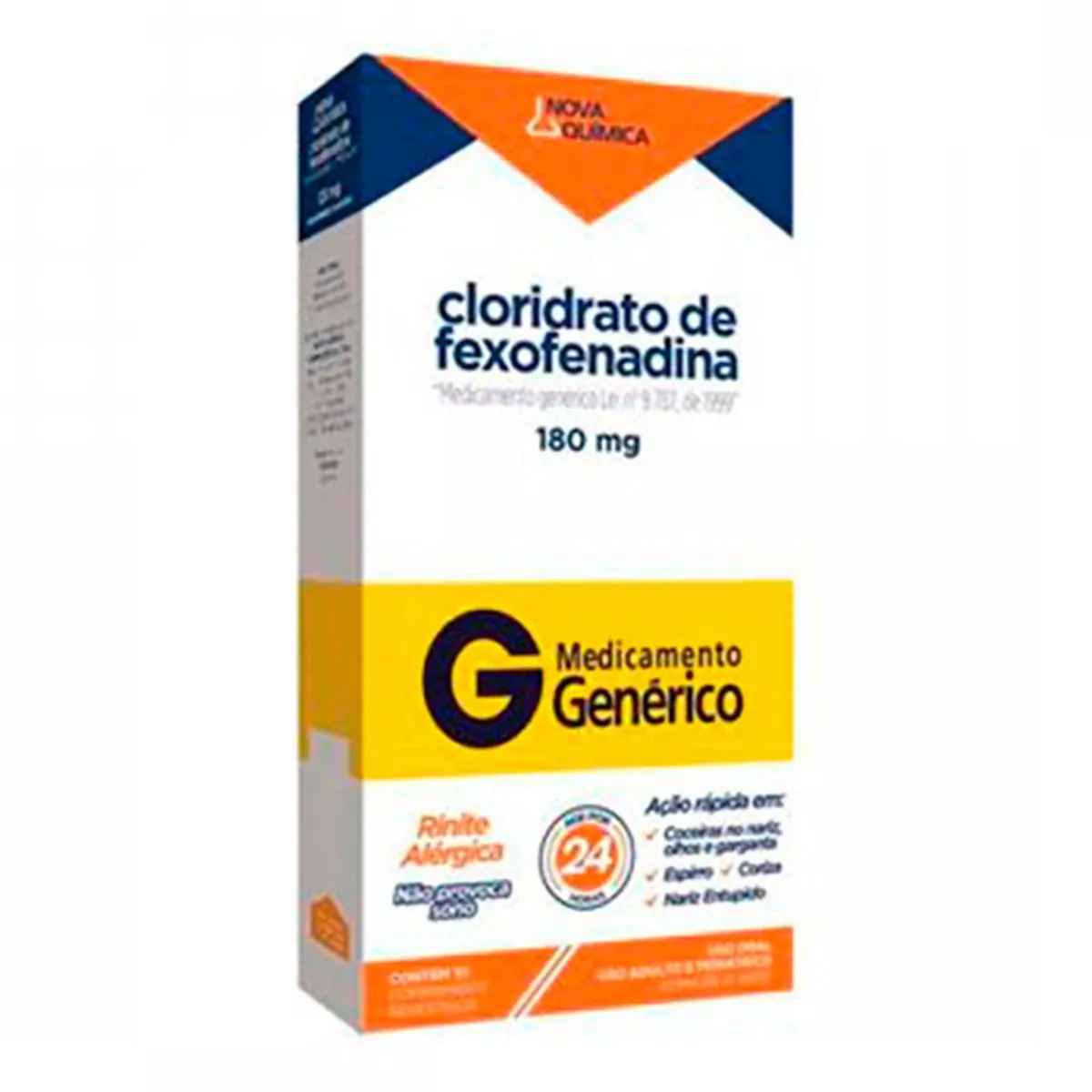 Clor.fexofenadina 180mg 1blx10com Rev Nq