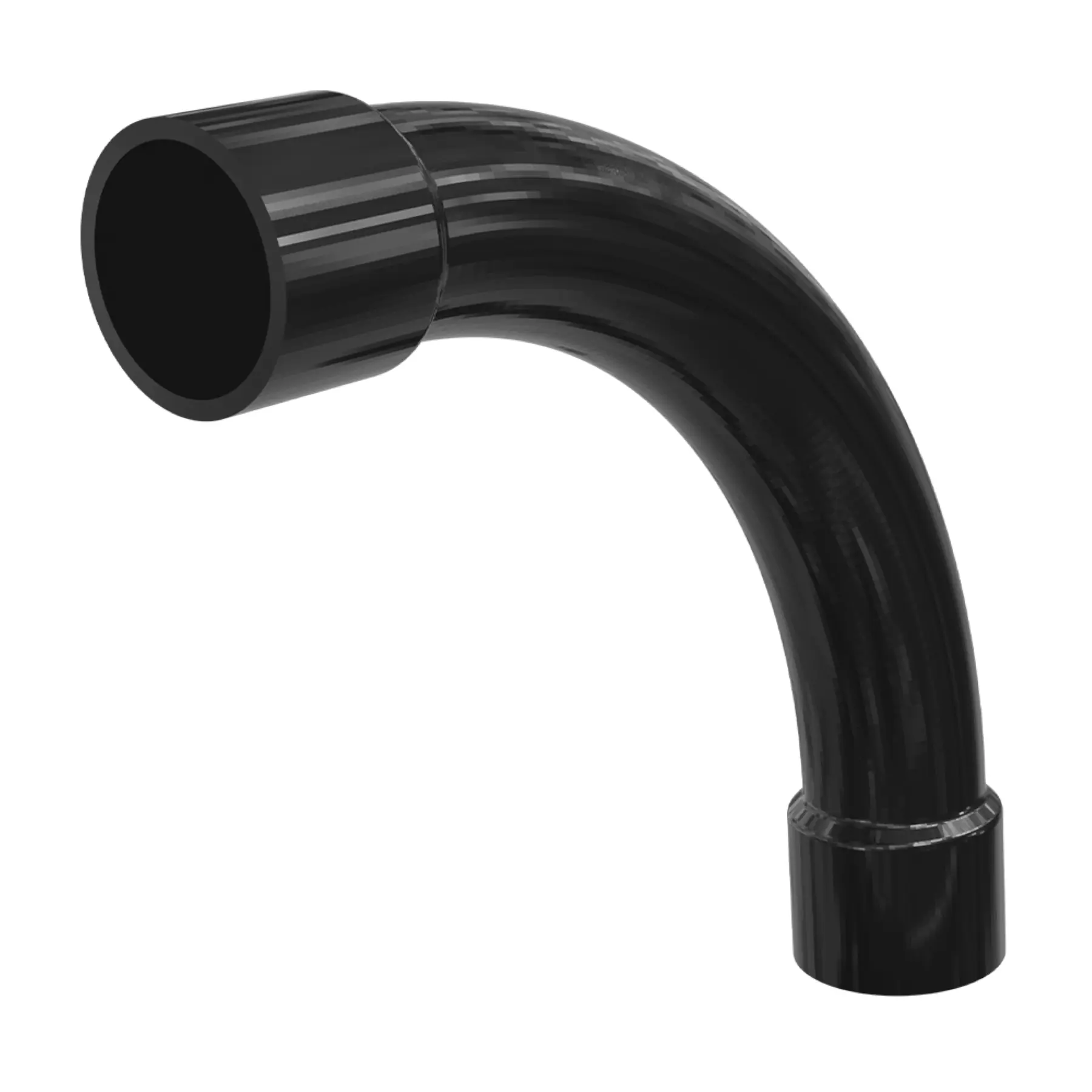 Curva 3/4 90° Plástico Preto Wetzel