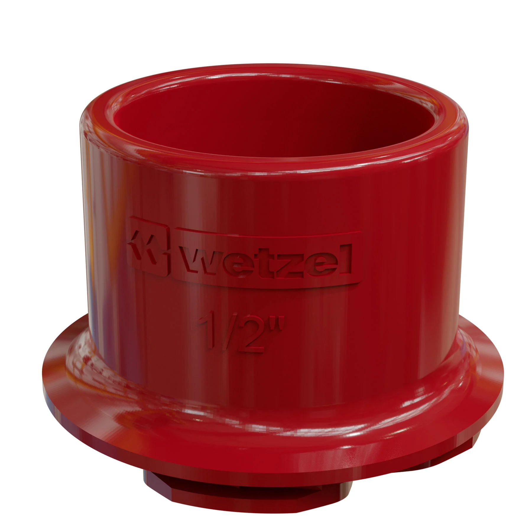 Adaptador para Condulete 1/2" Vermelho Wetzel