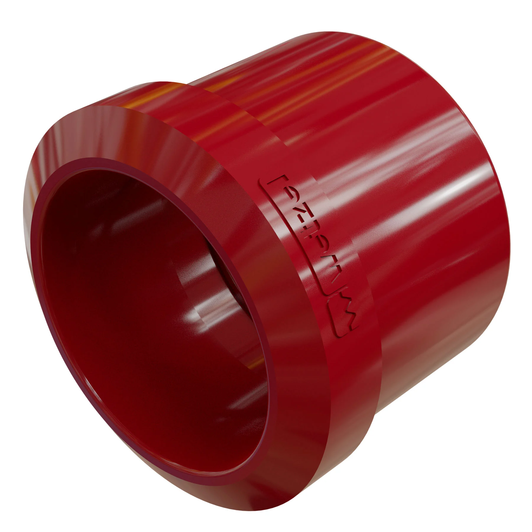 Bucha Redonda 1" 3/4" Lisa Vermelho Wetzel