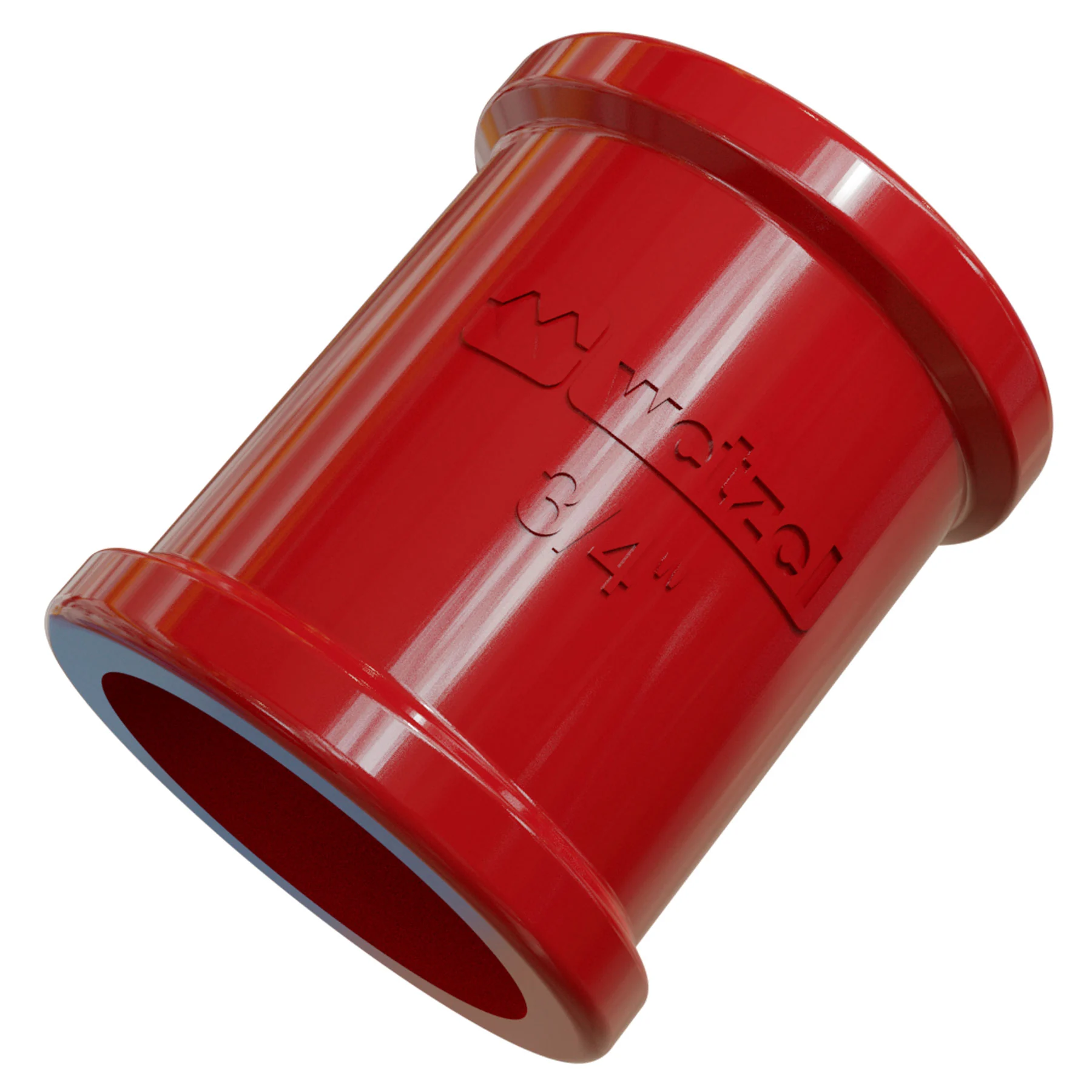 Luva sem Rosca 3/4" Lisa Vermelho Wetzel