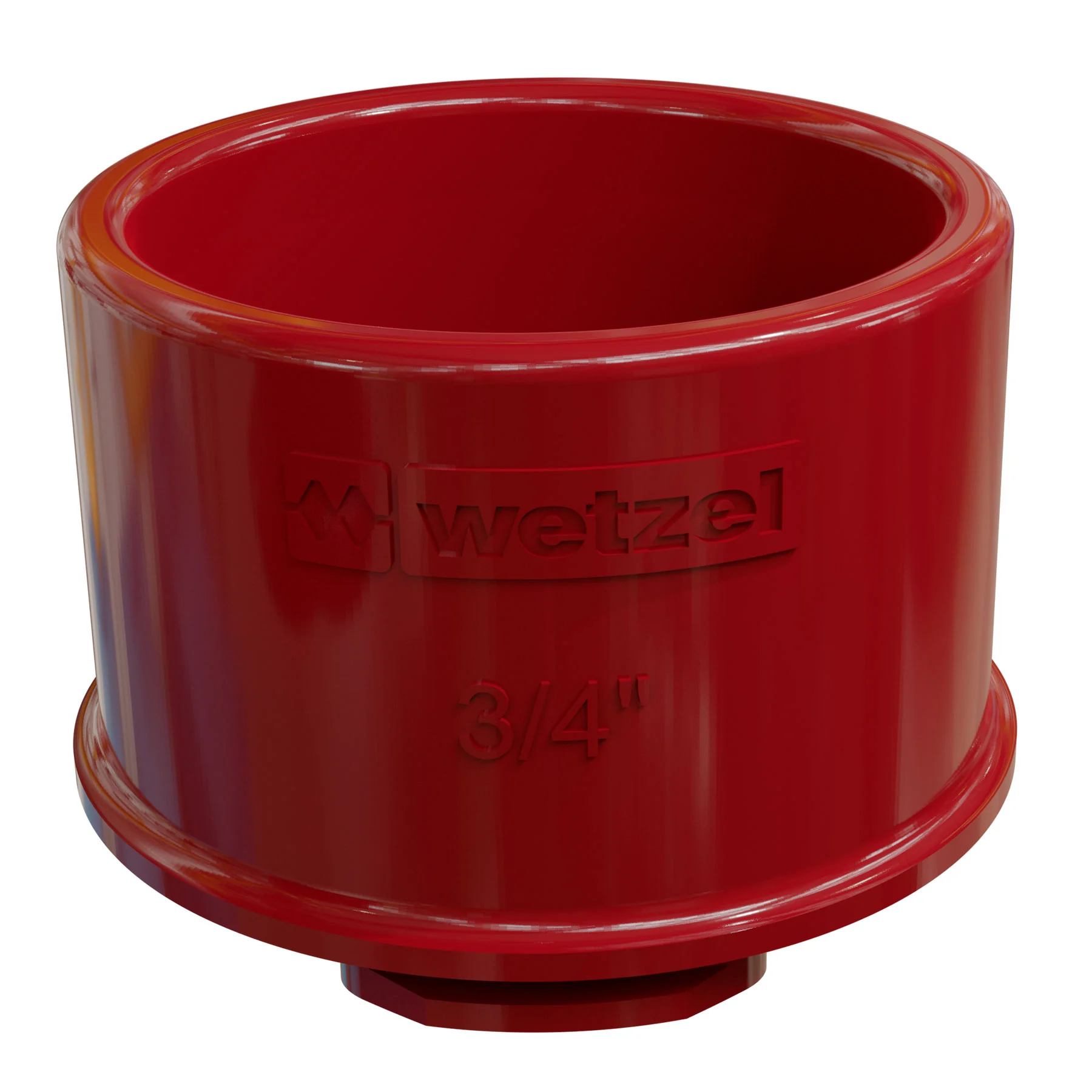 Adaptador para Condulete 3/4" Vermelho Wetzel
