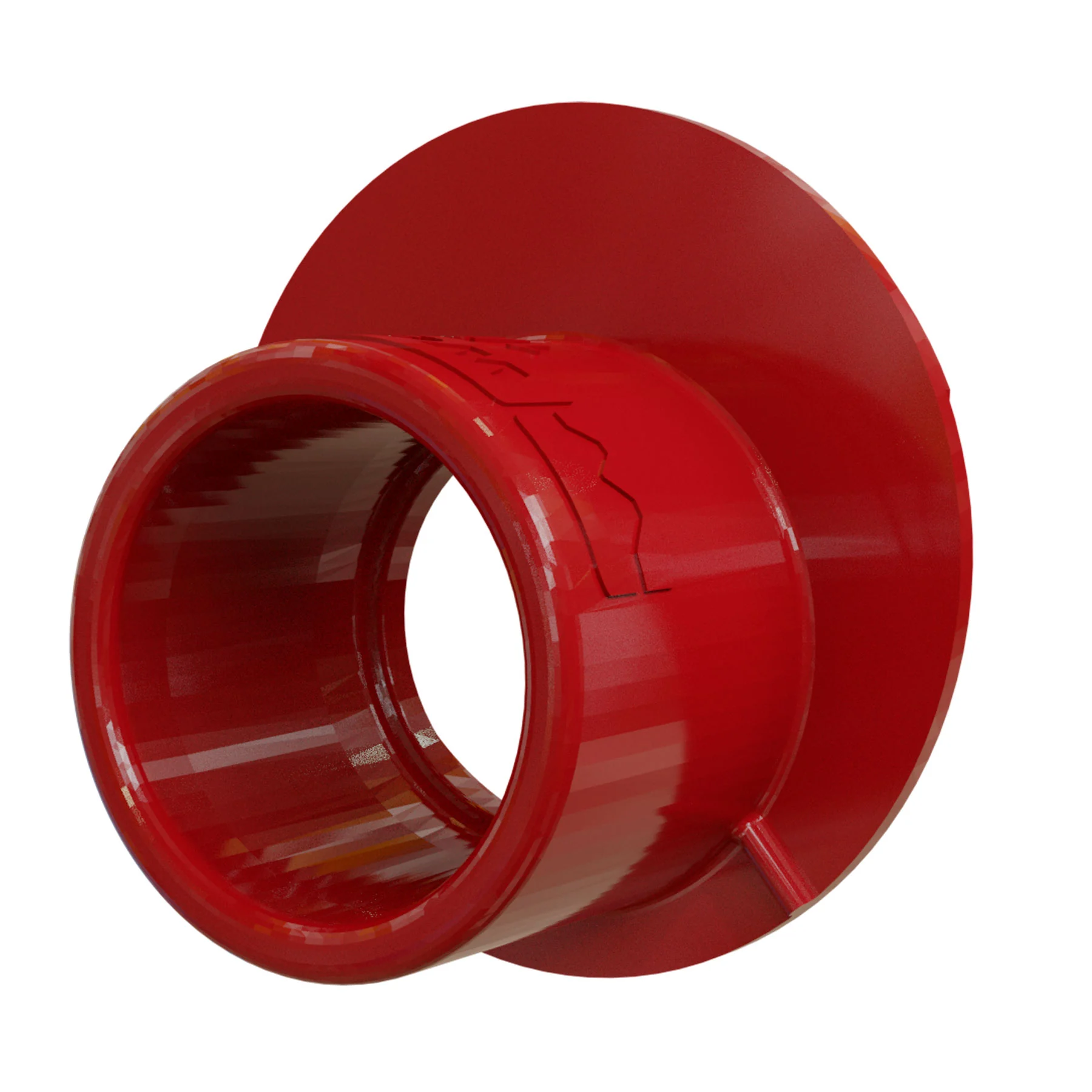 Adaptador para Condulete 1/2" Vermelho Wetzel