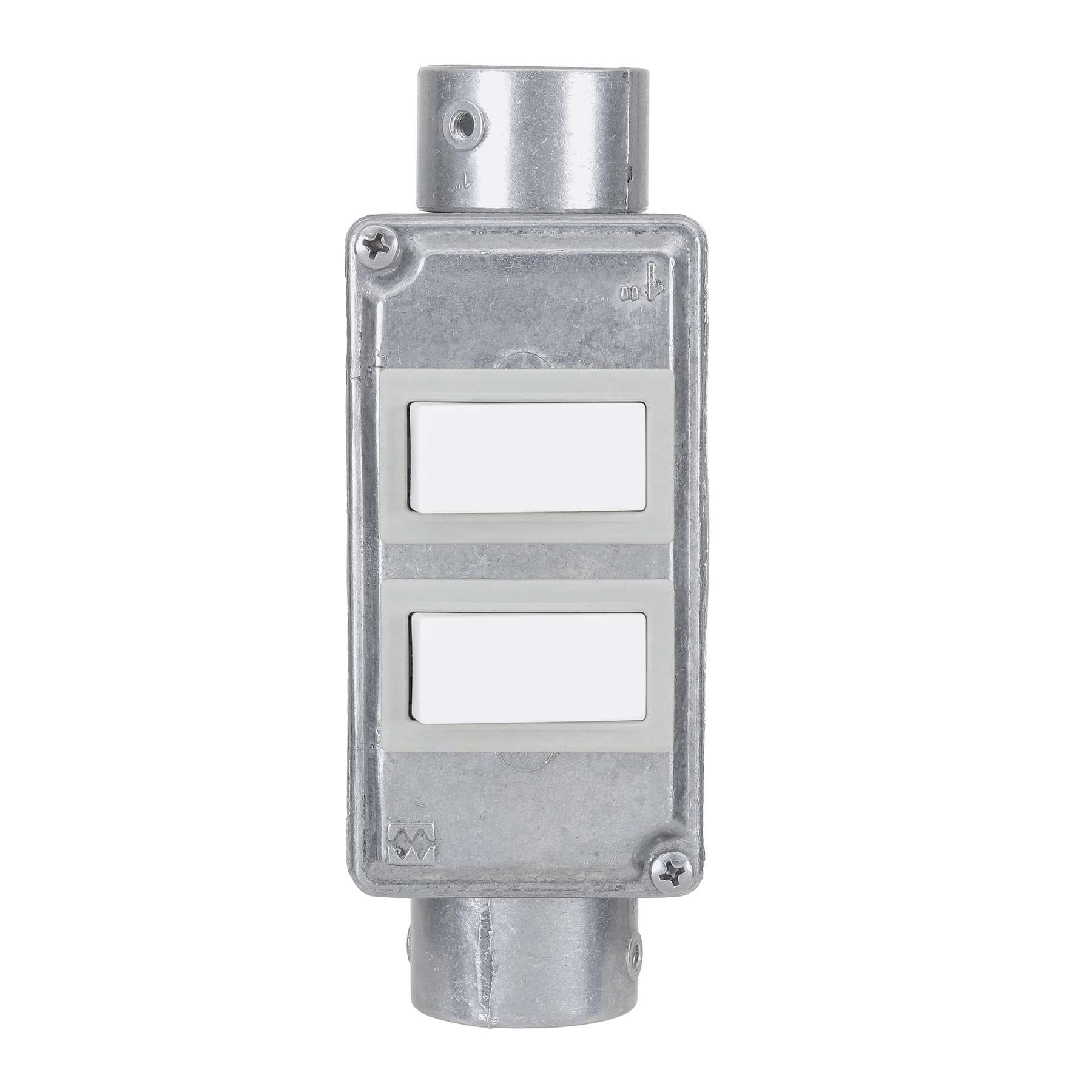 Conjunto Condulete 1" 2 Interruptores Simples Tipo XPW 20