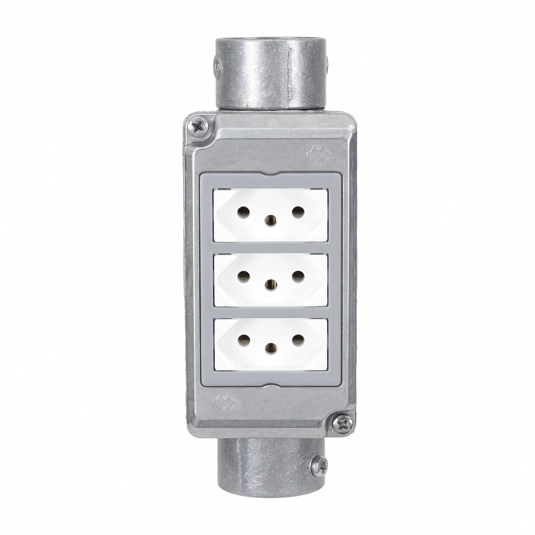 Conjunto Condulete 1" 3 Tomadas 10A Tipo XPW 20 Wetzel