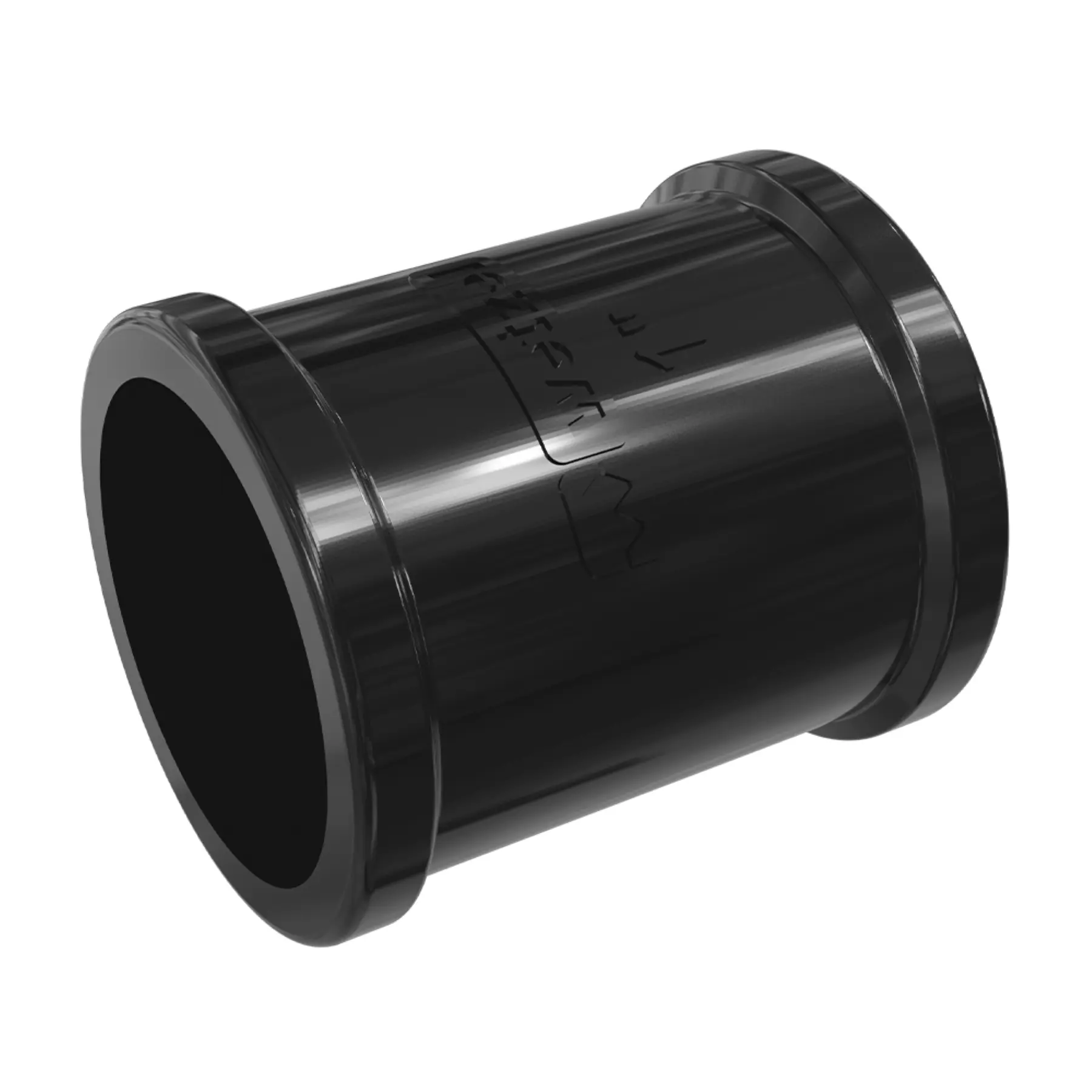 Luva PVC 1 Plástico Preto Wetzel