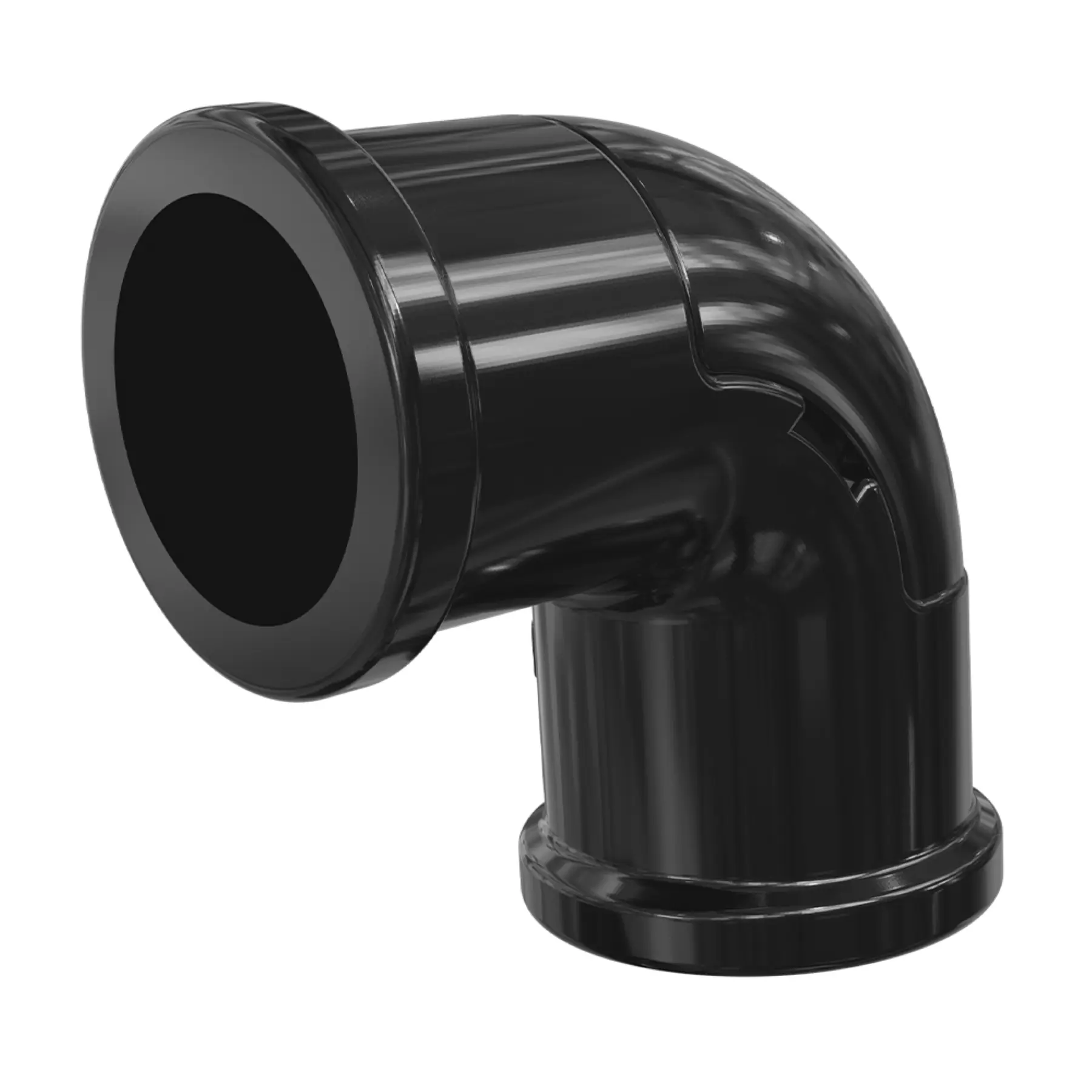 Cotovelo 1/2 Plástico Preto Wetzel