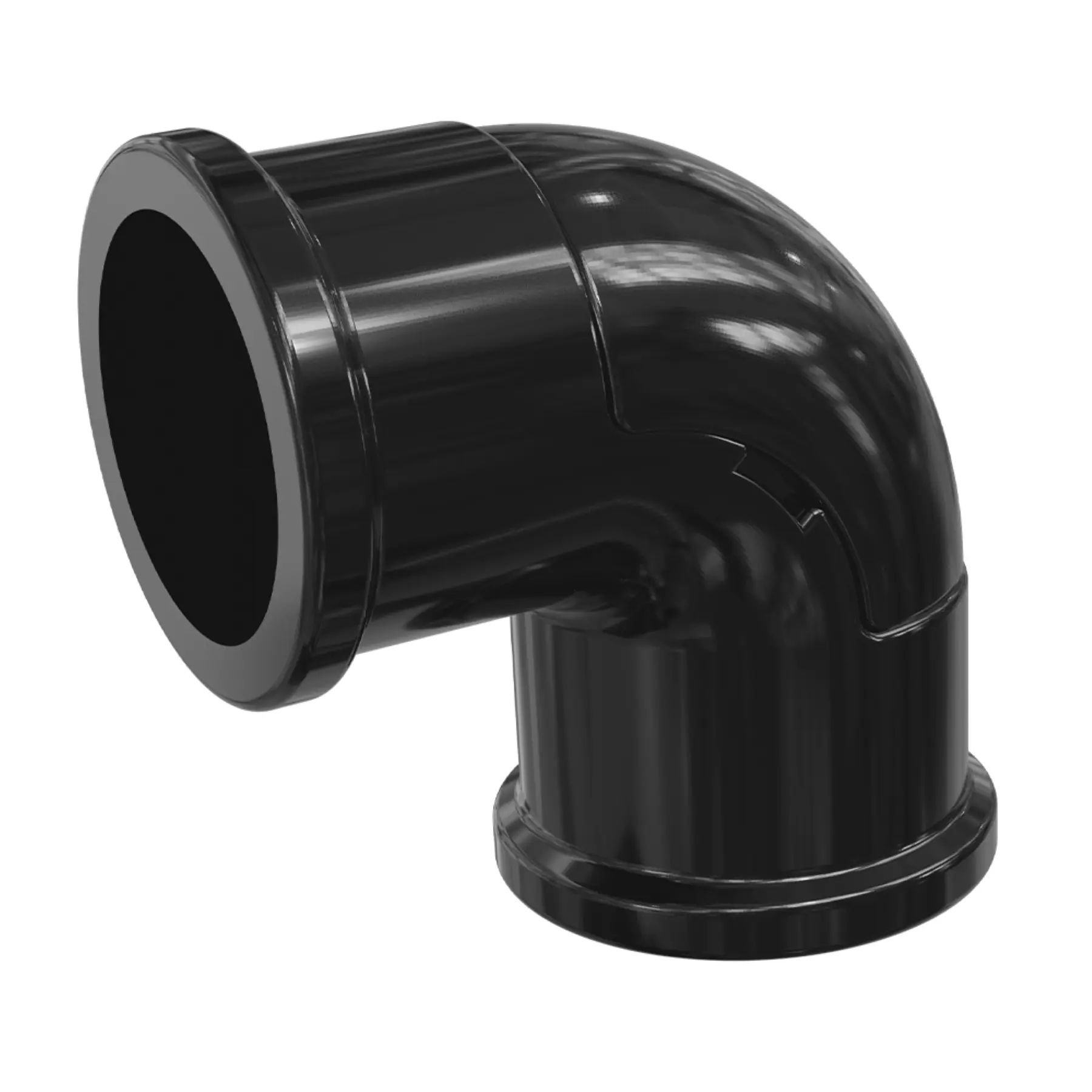 Cotovelo 1 Plástico Preto Wetzel