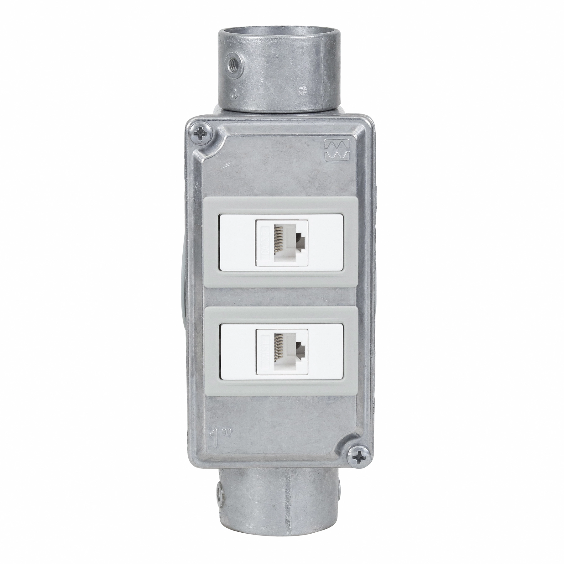 Conjunto Condulete 1" 2 RJ45 Tipo XPW 20 Wetzel