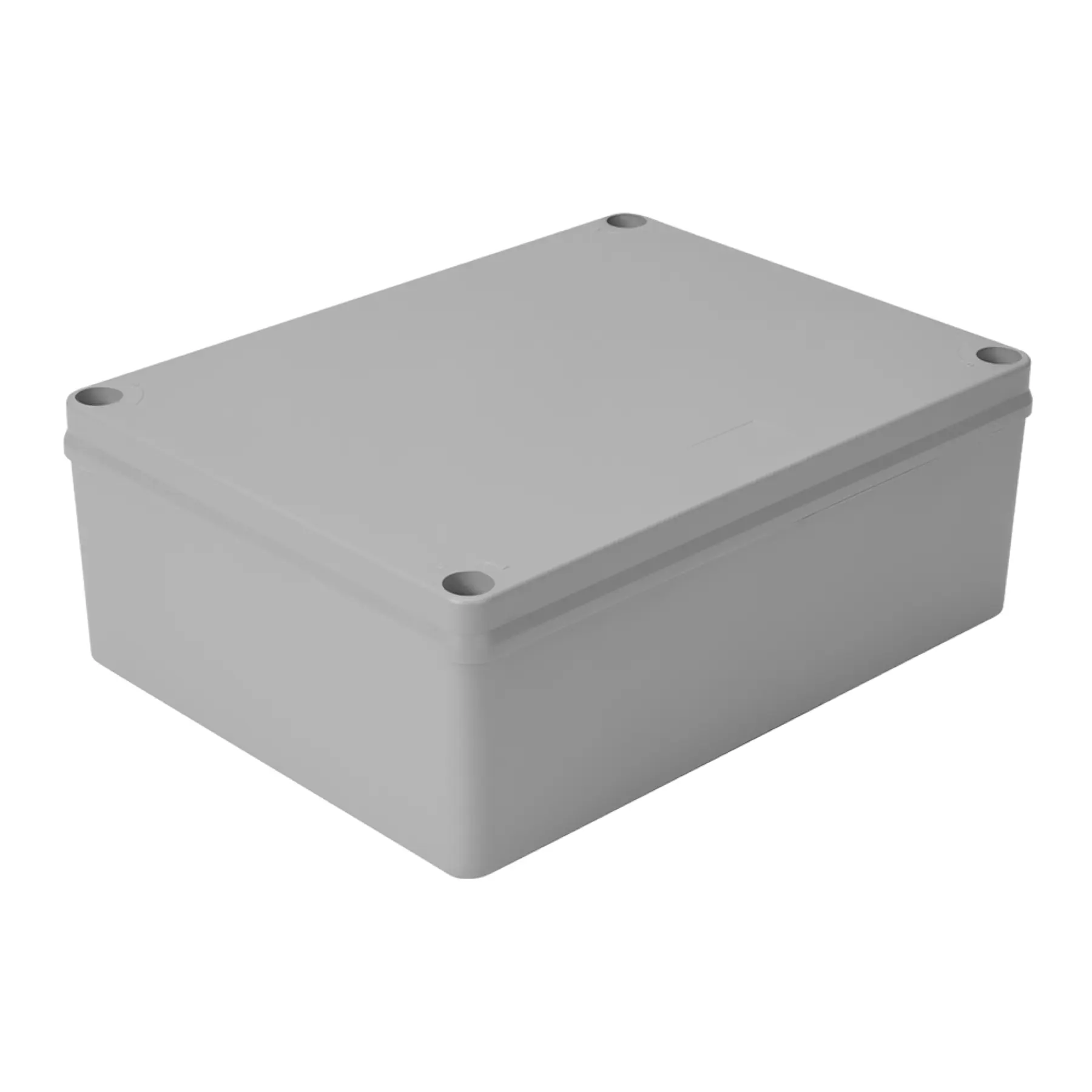 Caixa de Passagem com Tampa Opaca Baixa 93x185mm ABS Wetzel