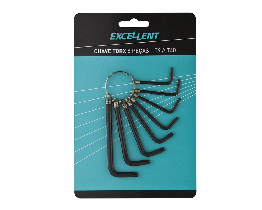 Chave Allen Com 08 Peças Excellente 5nr