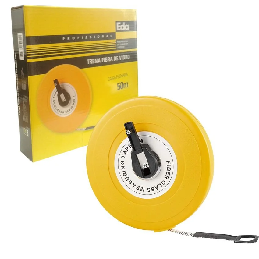 Trena Fibra De Vidro Caixa Fechada 50 Metros 7gr