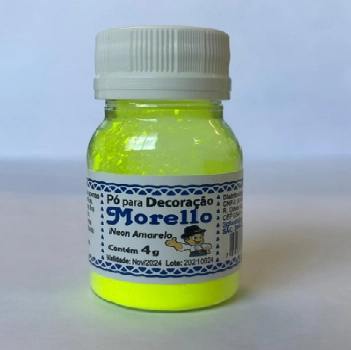 Po Para Decoracao Amarelo Neon 4g Sonho Doce