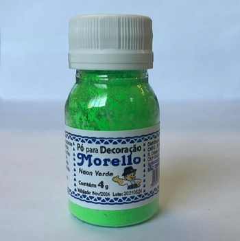 Po Para Decoracao Verde Neon 4g Sonho Doce