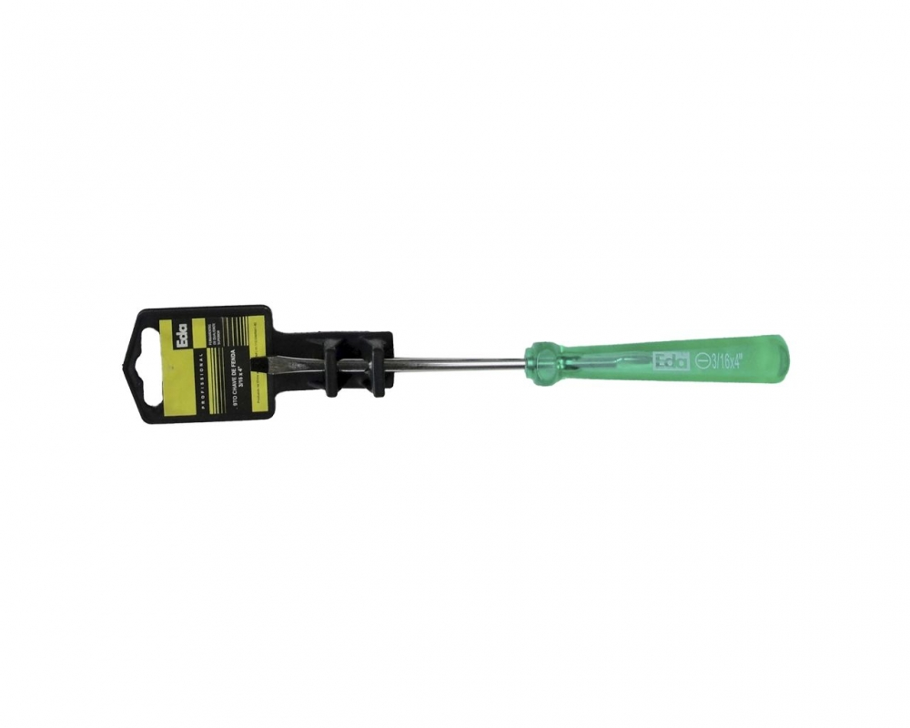 Chave Fenda P.magn Acetato Verde B 3-16equot,x 4equot,