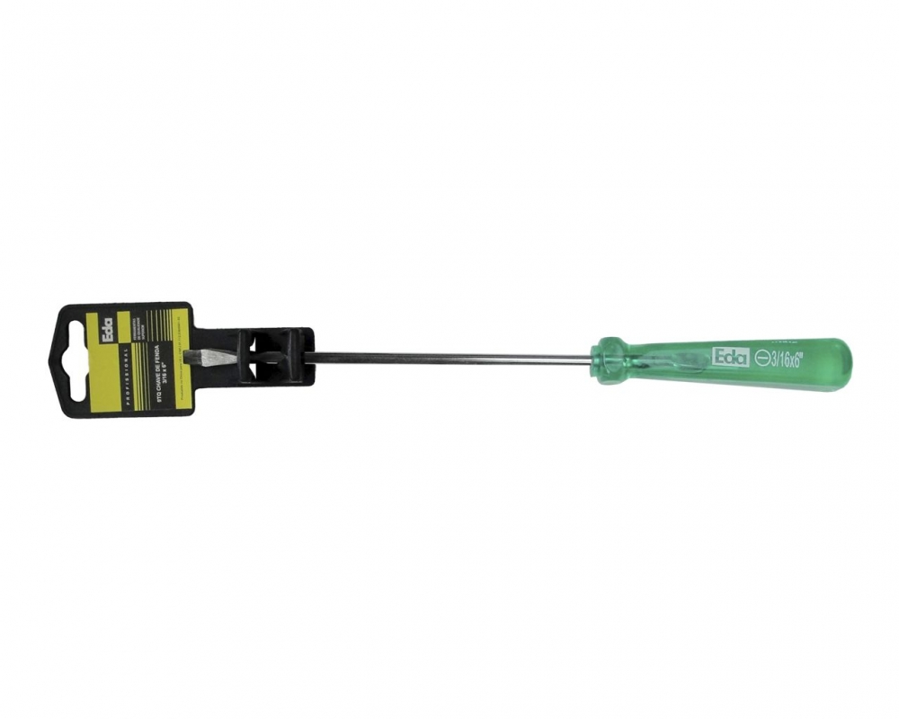 Chave Fenda P.magn Acetato Verde B 3-16equot,x 6equot,