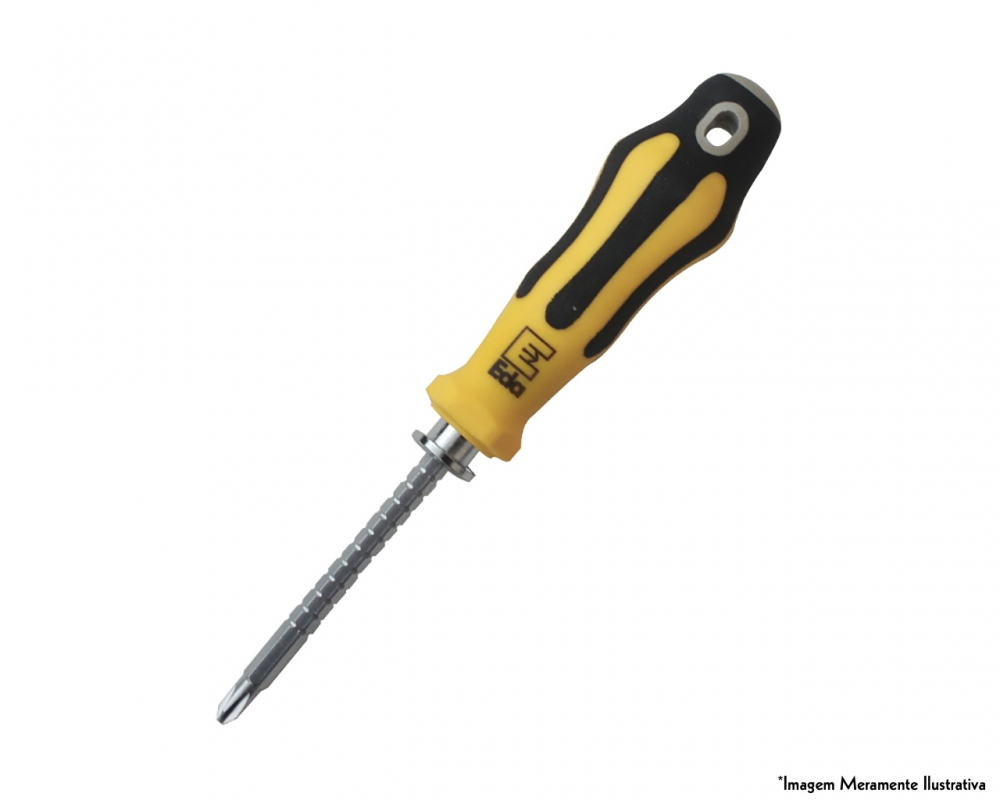 Chave Fenda-philips Reversivel Blister 9ve