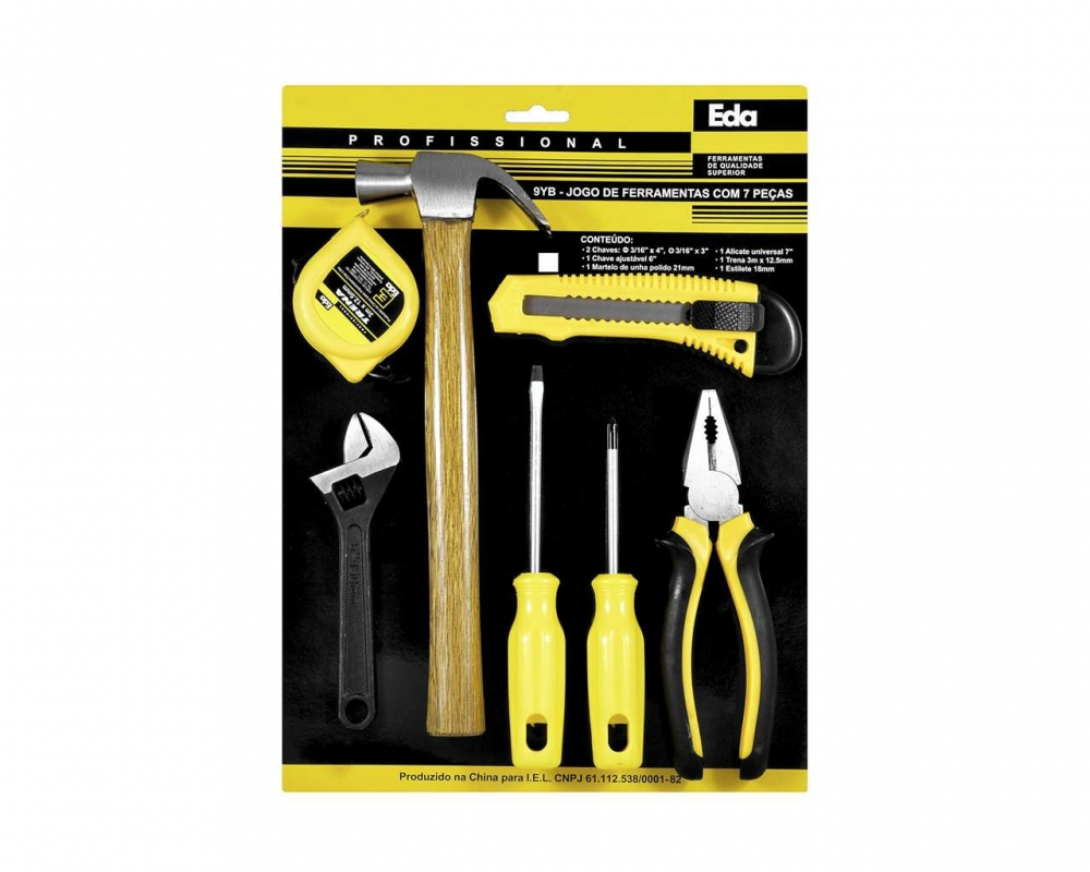 Kit De Ferramentas Eda C 7 Pcs 9yb