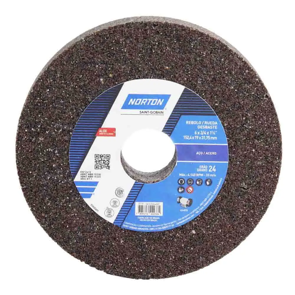 Rebolo De Esmeril 6x3/4 Gr24