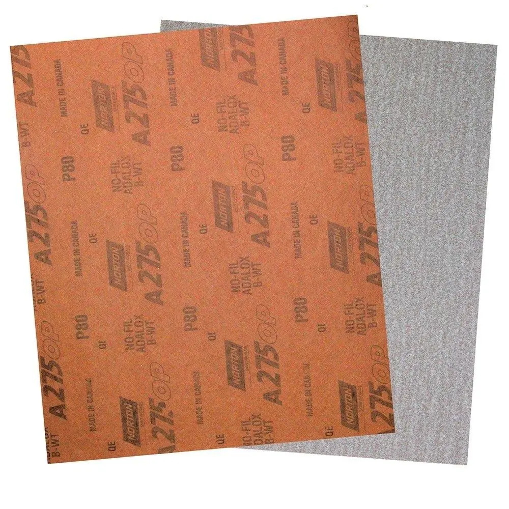 Lixa Seco A275 P80 F 230x280 Emb. C/ 50 Un. - Norton