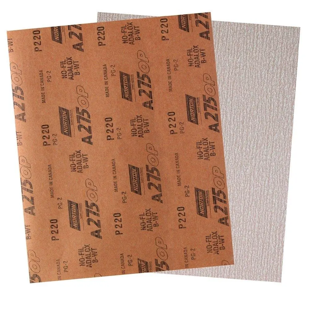 Lixa Seco A275 P220 F 230x280 Emb. C/ 50 Un. - Norton