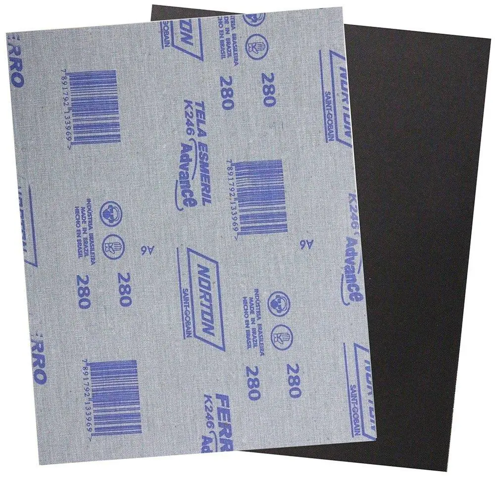 Lixa De Ferro G280 K-246 - Embalagem Com 25 Unidades- Norton
