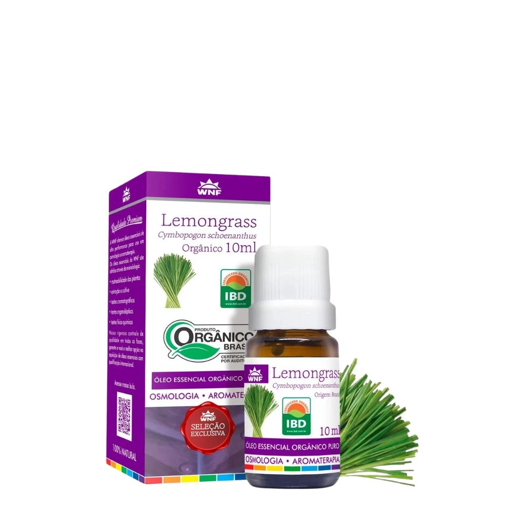 óleo Essencial Lemongrass Capim Limão Wnf 10ml