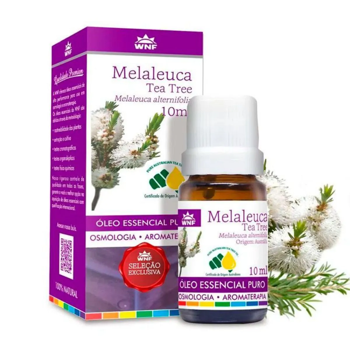 óleo De Melaleuca óleo Essencial Puro Wnf 10ml