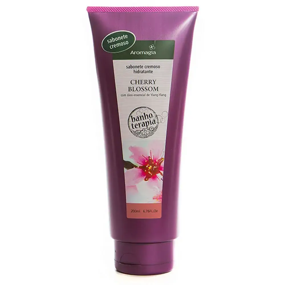 Sabonete Cremoso Cherry Blossom 200ml Aromagia
