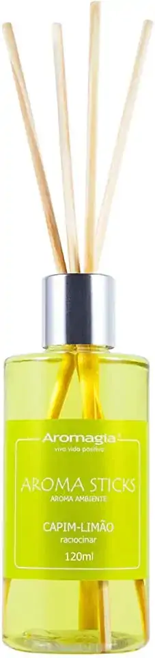 Aroma Sticks Capim Limao 120 Ml Aromagia