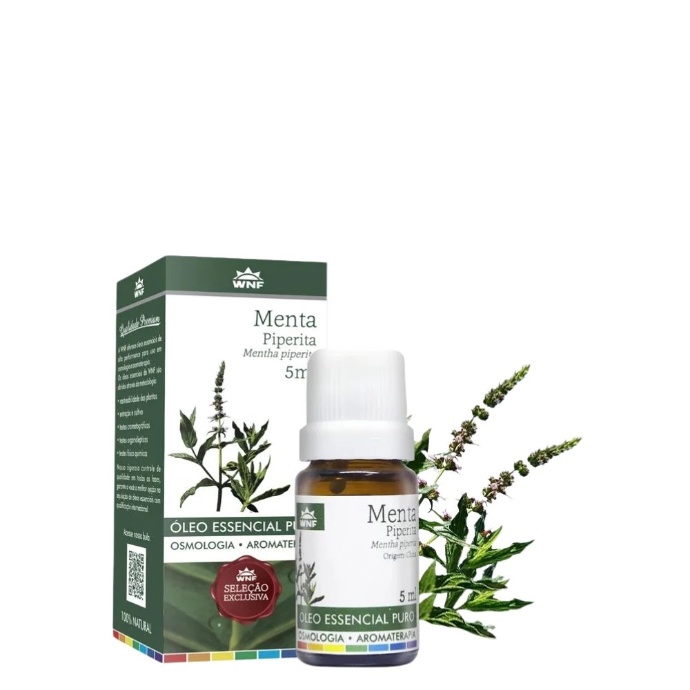Oleo Essencial Puro Menta Piperita 5ml Wnf Aromagia