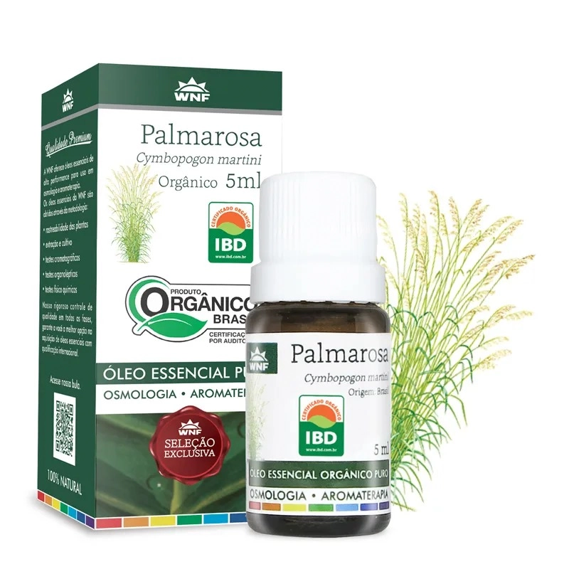 Oleo Essencial Organico Palmarosa 5ml Aromagia