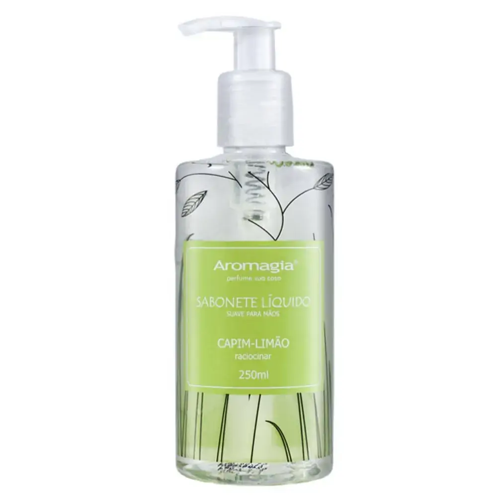 Sabonete Liquido Capim Limão 250ml Wnf Aromagia