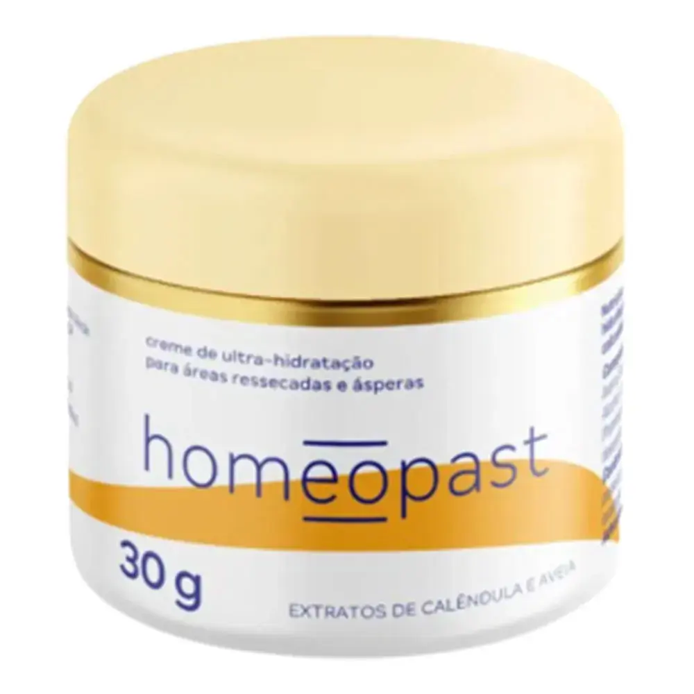 Creme Homeopast Ultra Hidratação Pote 30 gramas