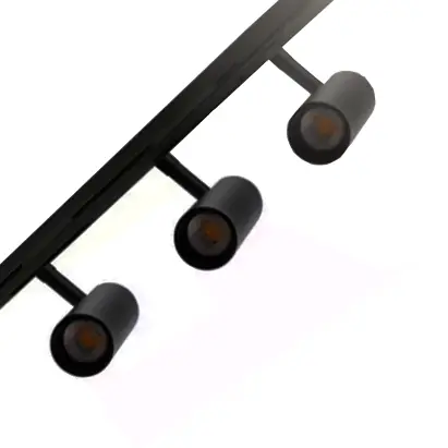 Trilho Magnético Embutir 1m + 3 Spot Direcionável Led 10w Branco Neutro