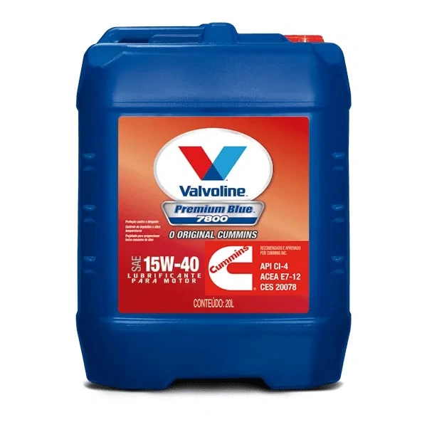 Óleo de Motor 15W40 Premium Blue 7800 API-CI-4 20 Litros - VALVOLINE 434123