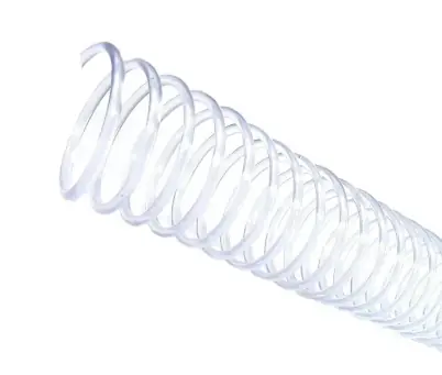 Espirais para Encadernação Cristal Transparente 29mm 200 Folhas 35 und