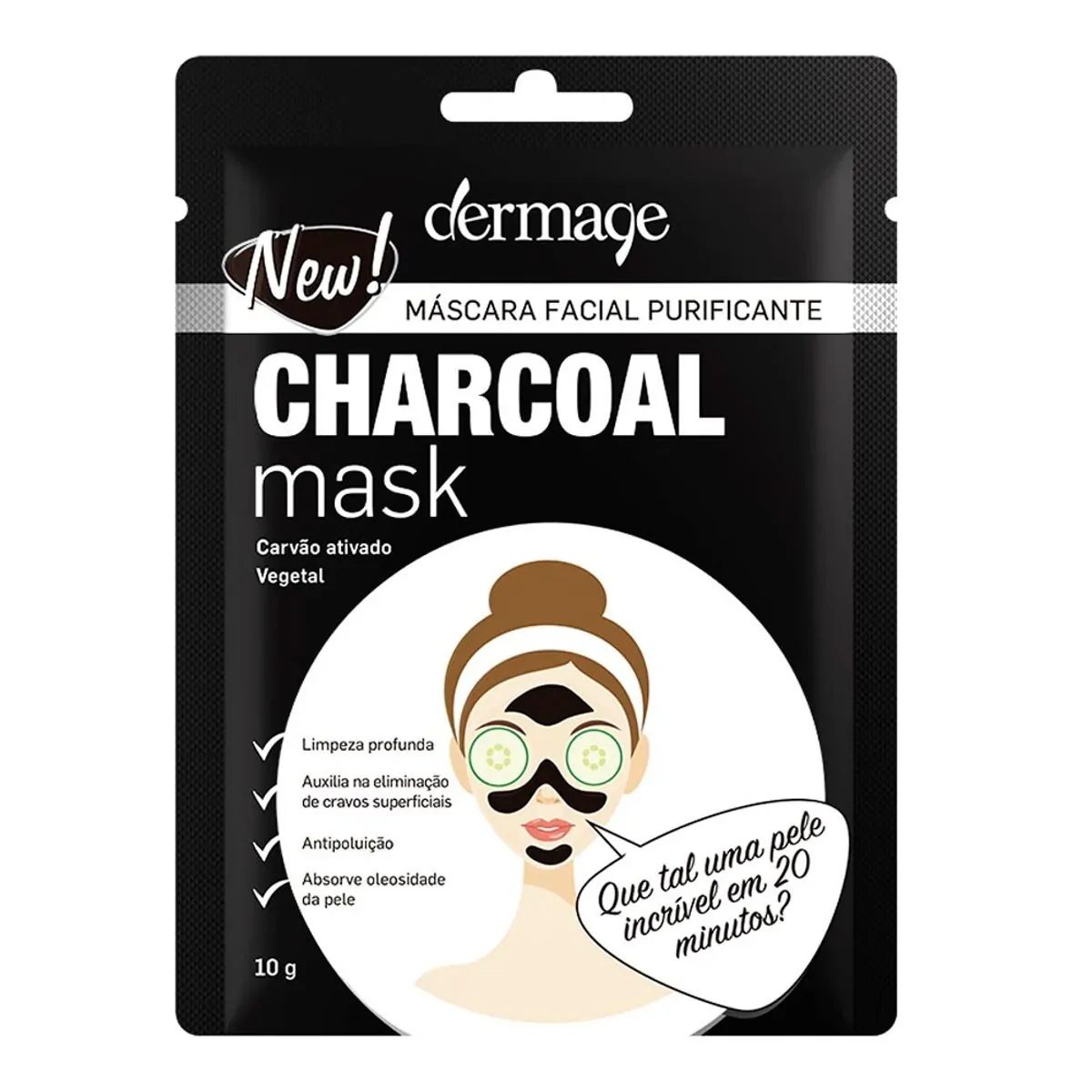 Máscara Facial Purificante Dermage 10g