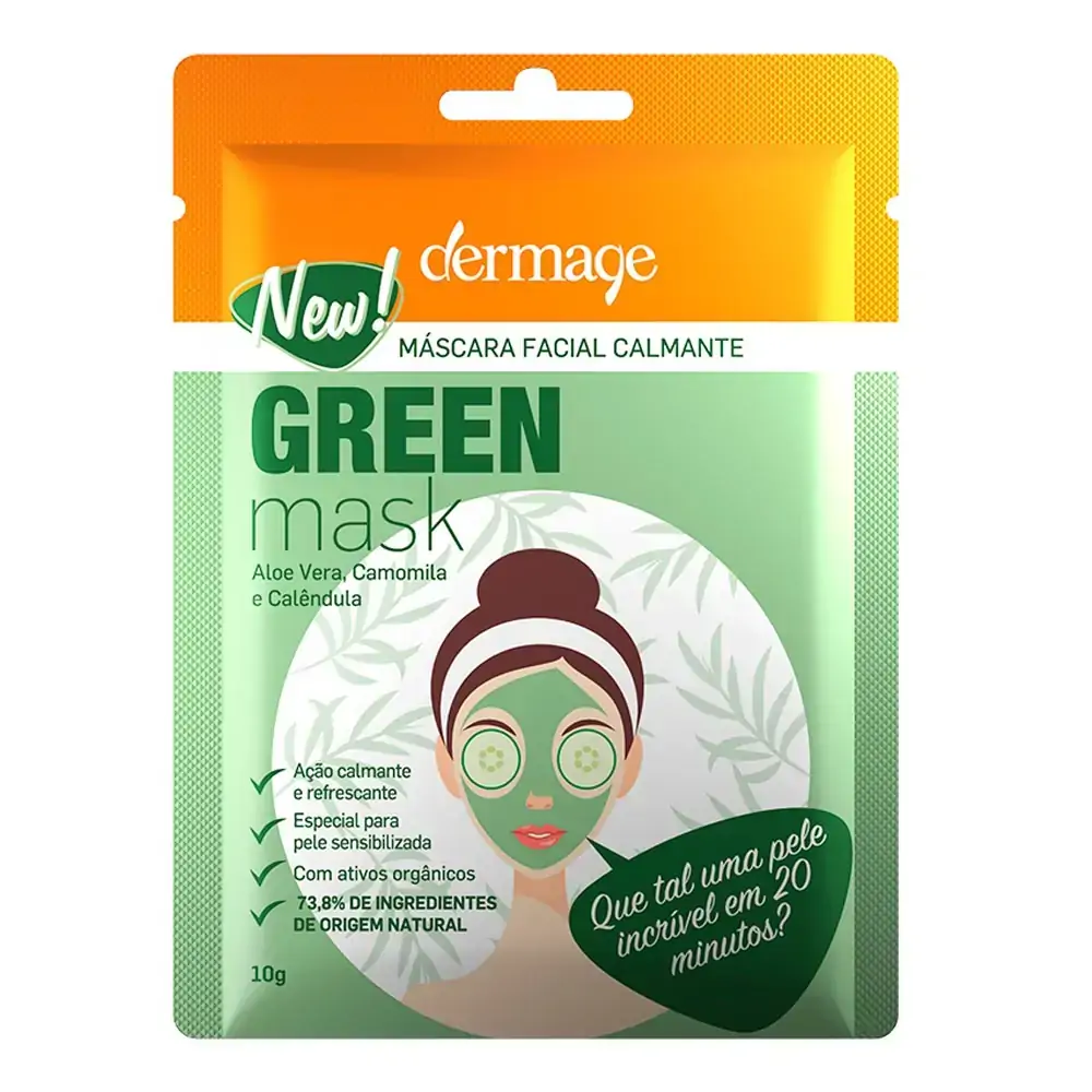 Máscara Facial Dermage Green 10g