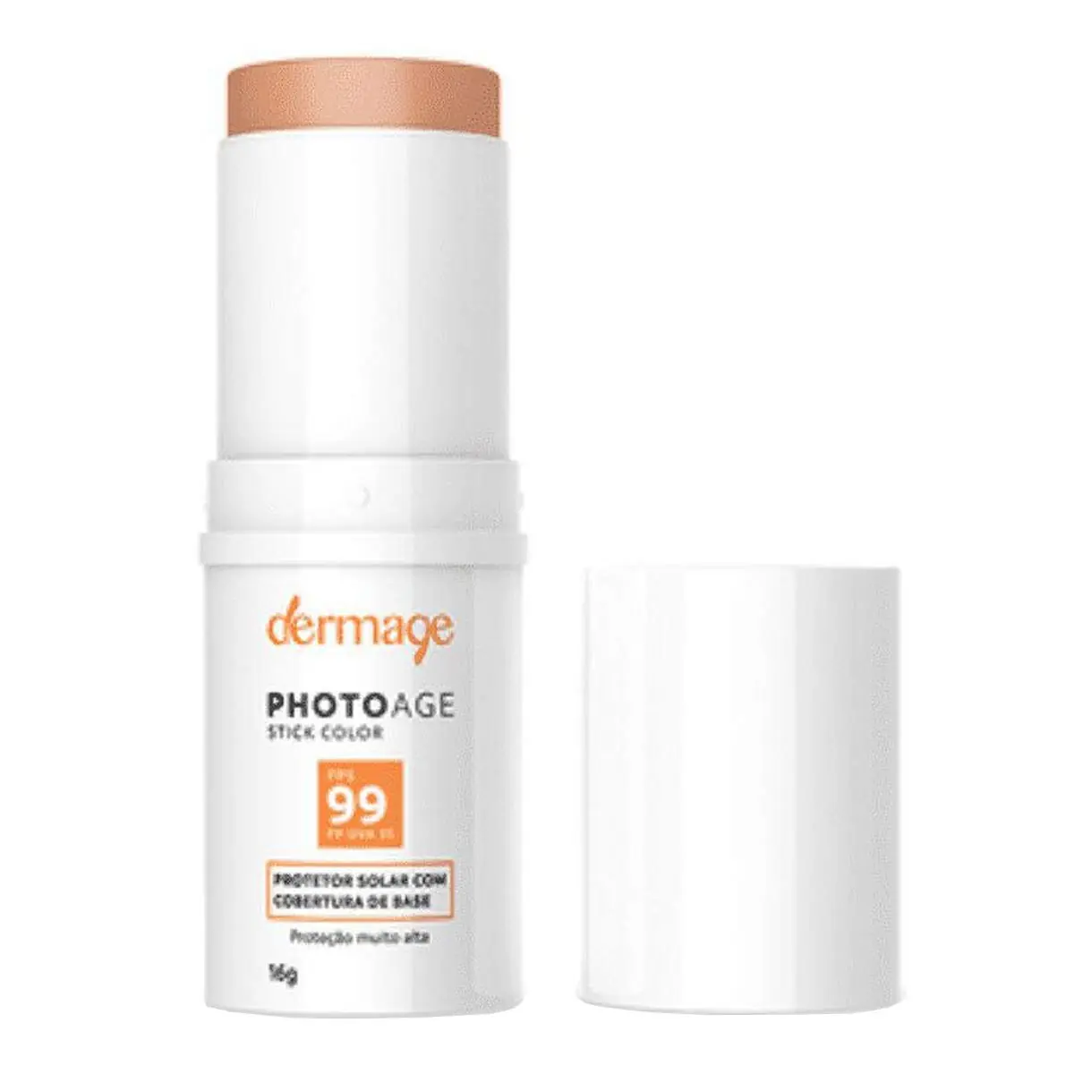 Protetor Solar Facial Dermage Photoage Mineral Fluido FPS 50 Cor Clara 50ml