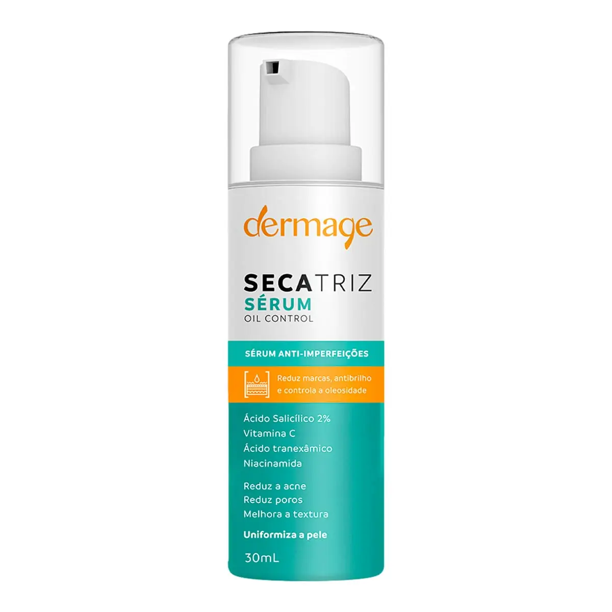 Anti Imperfeições Sérum Facial Dermage Secatriz Oil Control Frasco 30ml Pump