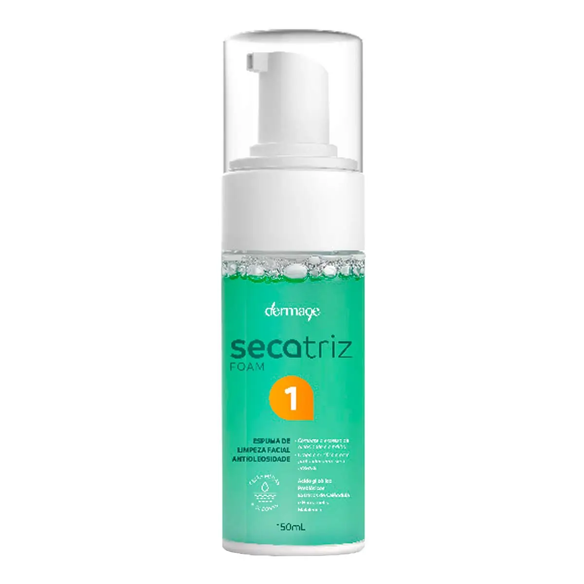 Espuma De Limpeza Facial Dermage Secatriz Foam 150ml