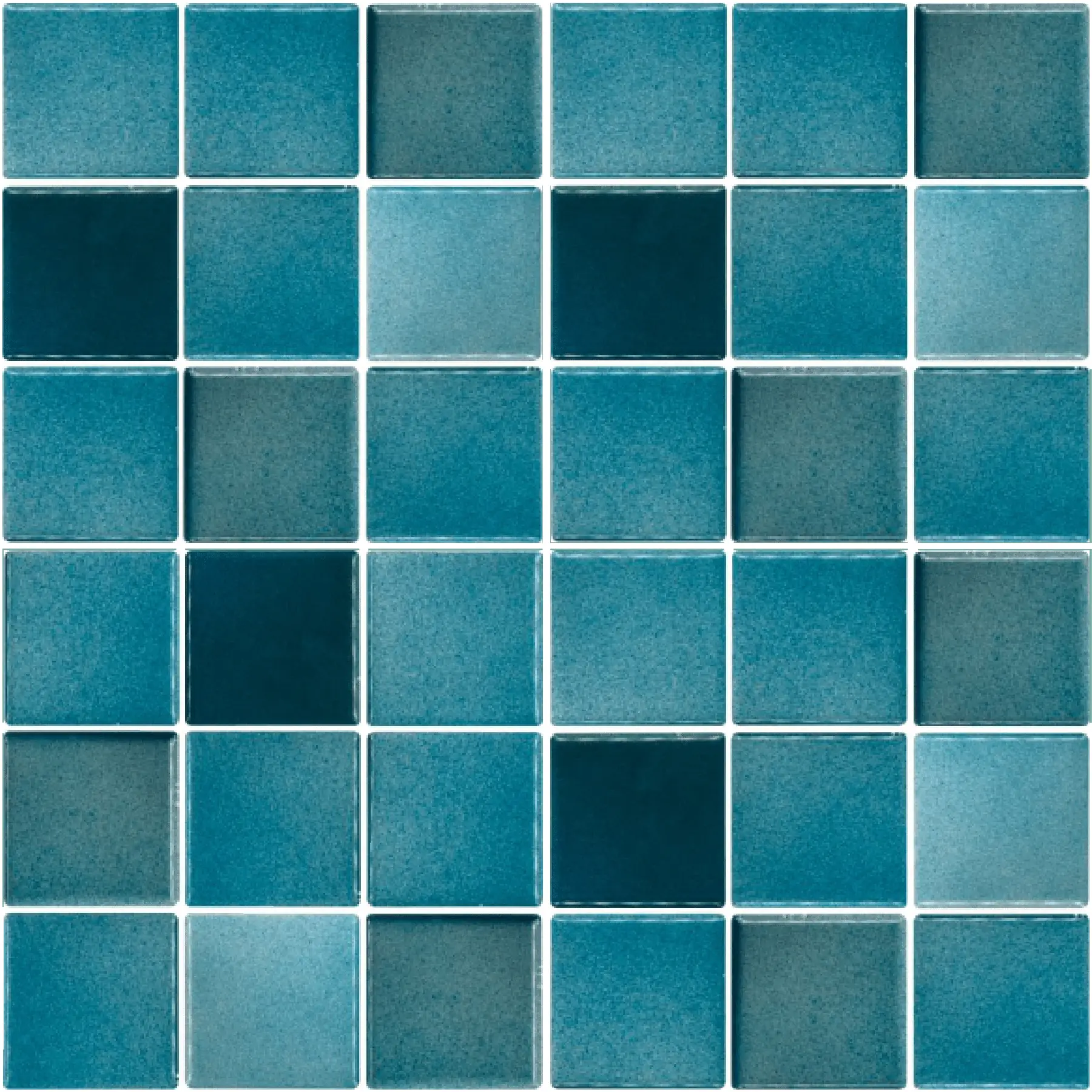 Revestimento para Piscina Azul Ipanema 5x5cm Jatobá