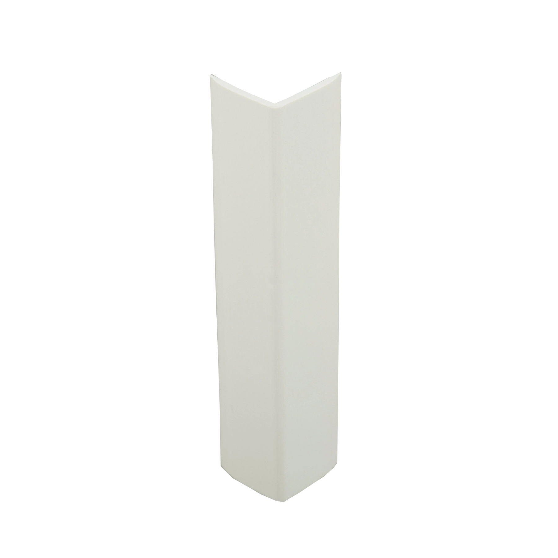 Perfil Cantoneira L PVC 1m x 19mm Branco Tecnoperfil