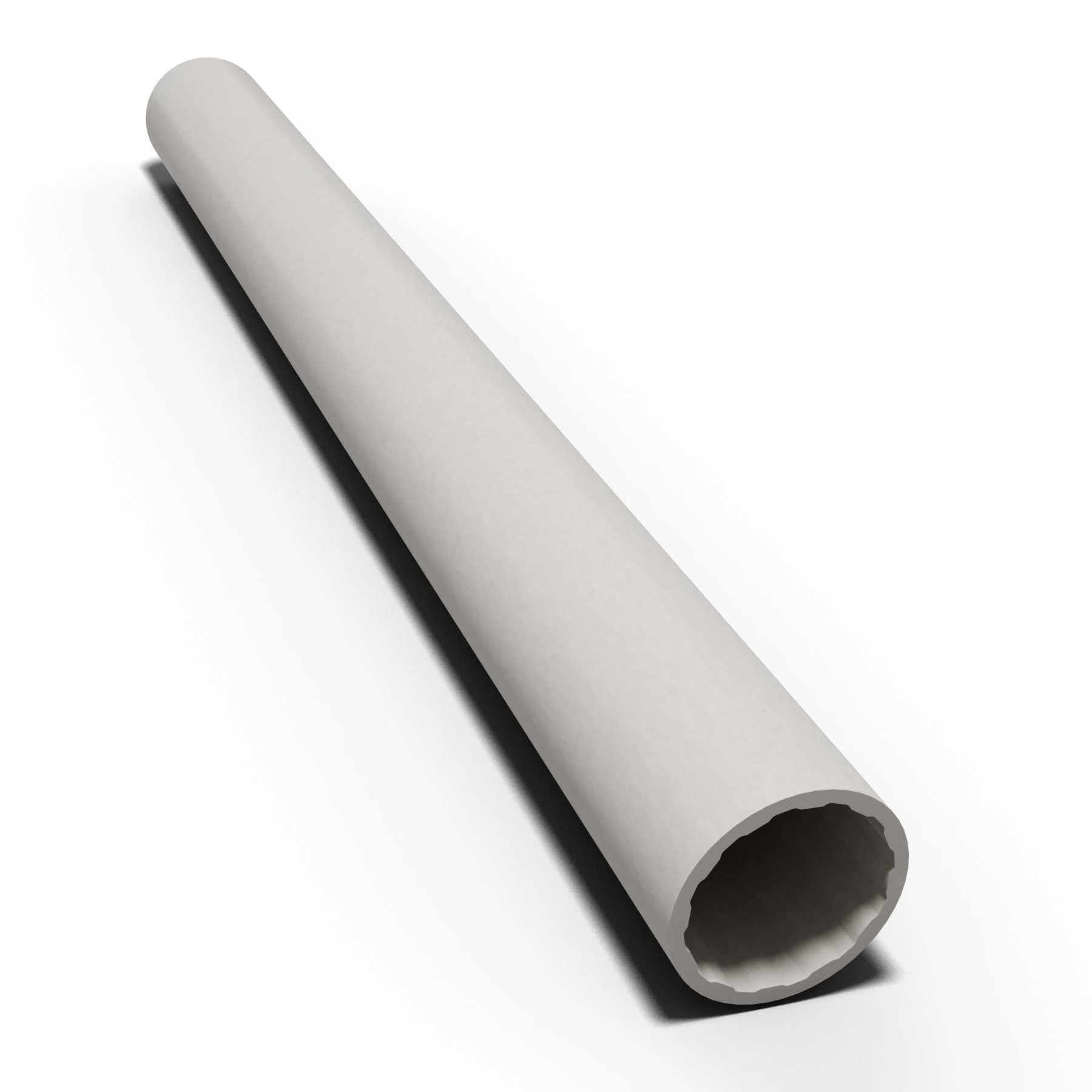 Tubo Redondo PVC 2mx45mmx45mm Branco Fosco