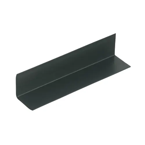 Perfil Abas Iguais L PVC 1m x 15mm Preto Tecnoperfil