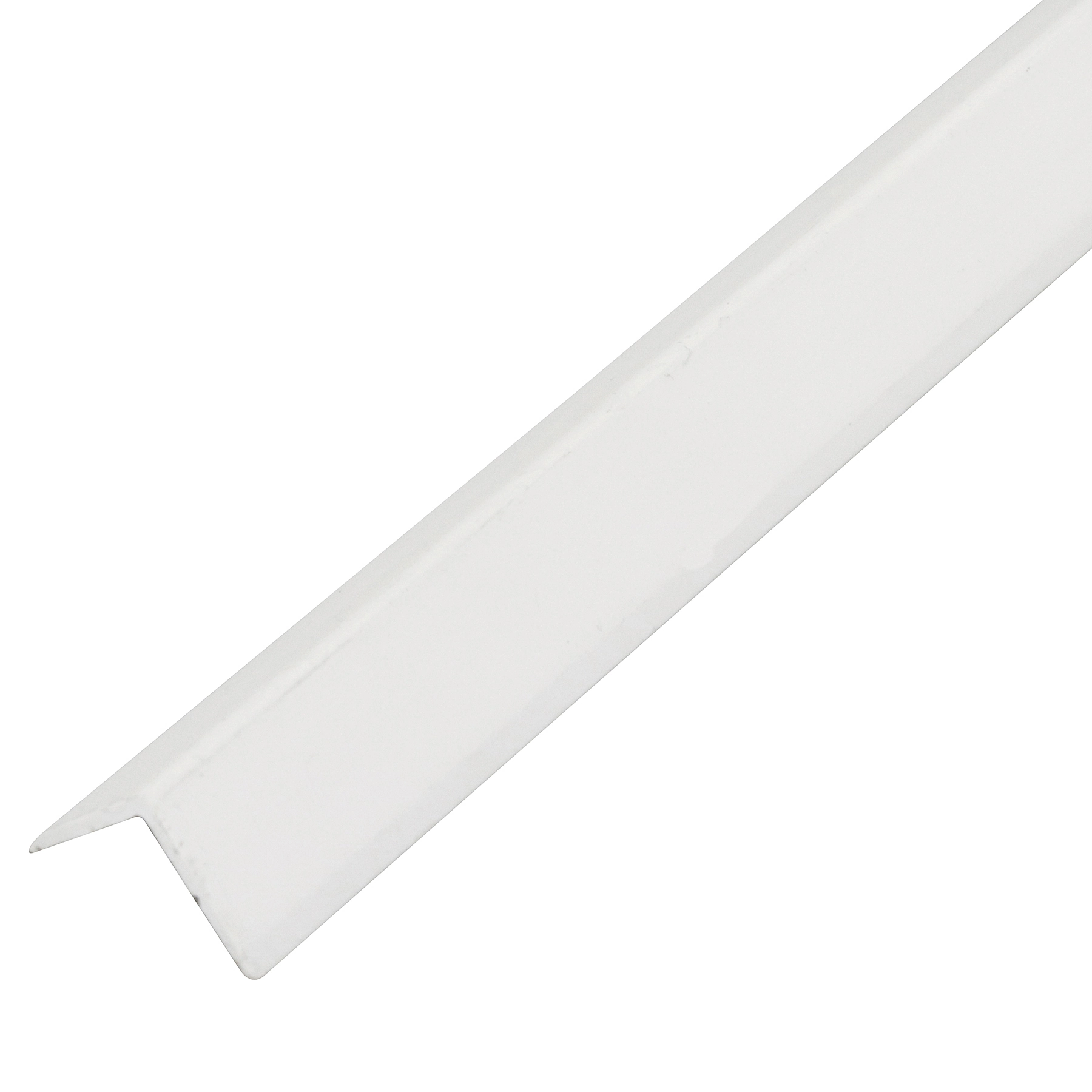 Perfil Abas Iguais L PVC 2m x 15mm Branco Tecnoperfil