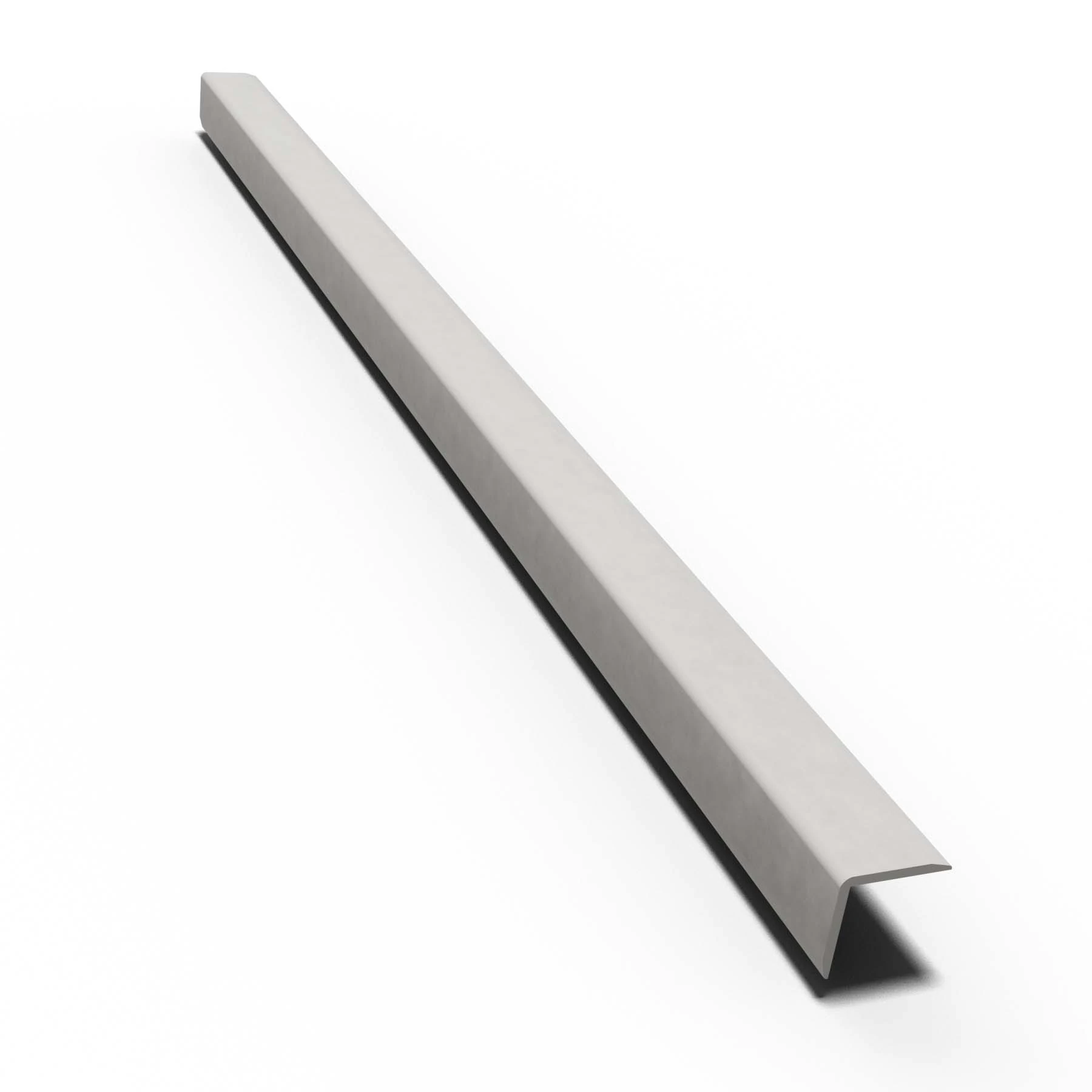 Perfil Abas Iguais L PVC 2m x 25mm Branco Tecnoperfil