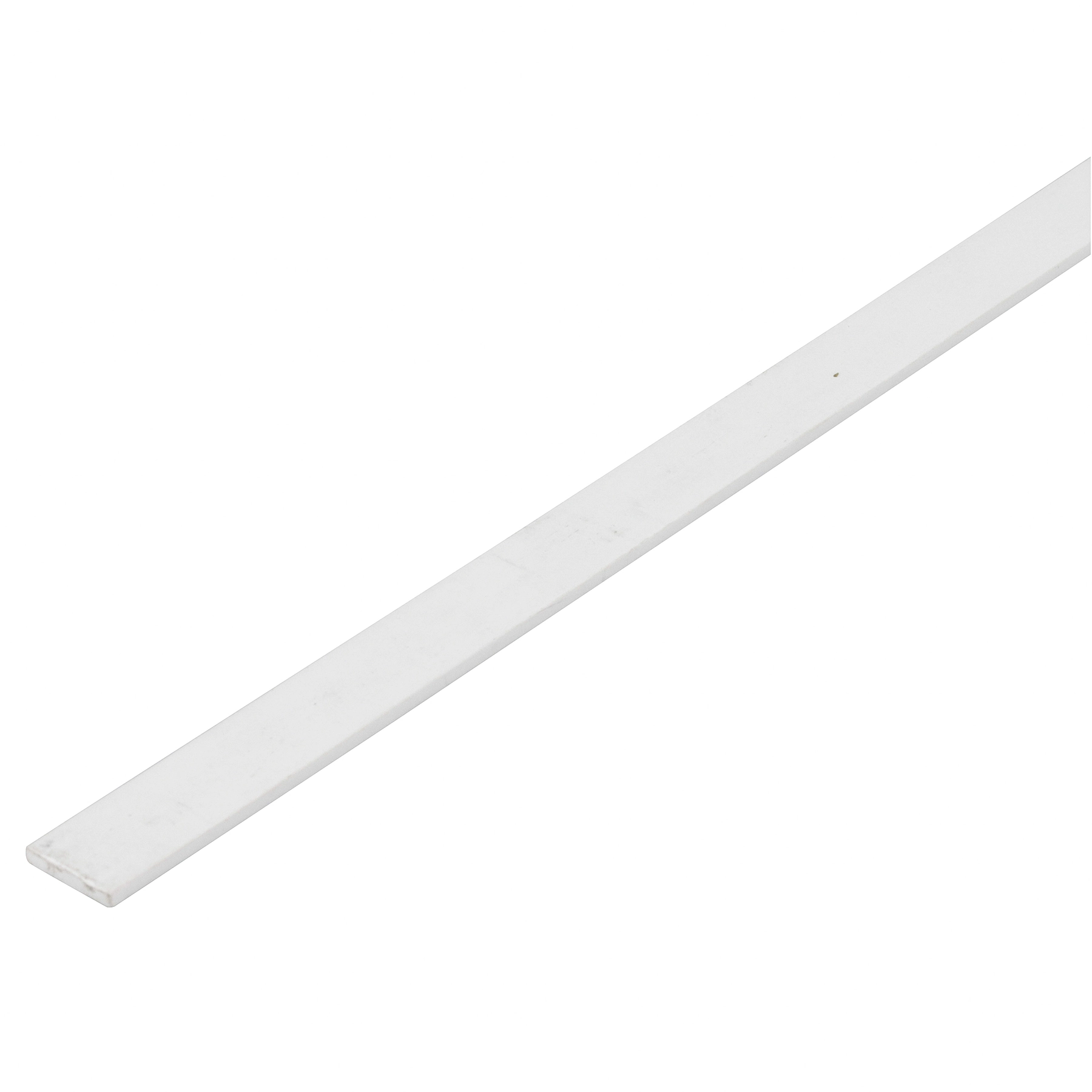 Perfil Plano PVC 1m x 17mm Branco Tecnoperfil