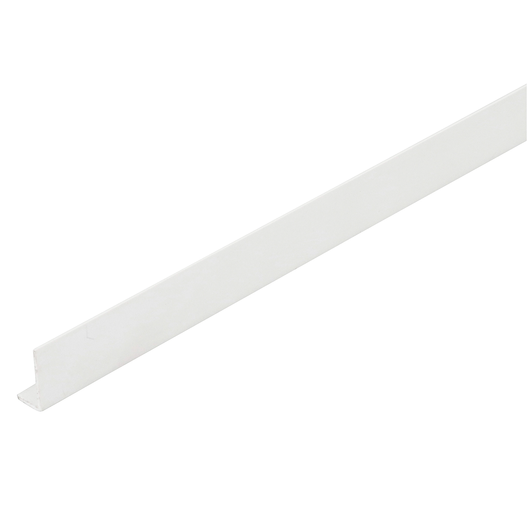 Perfil Abas Desiguais L PVC 2m x 10mm Branco Tecnoperfil
